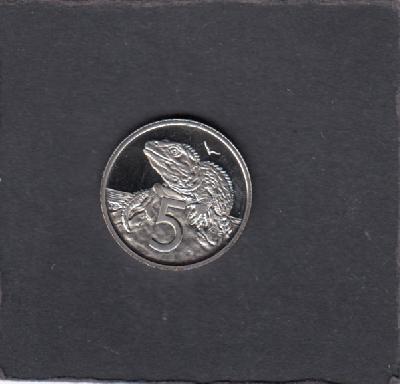 Beschrijving: 5 Cent  TUATARA  